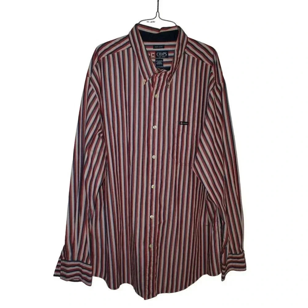 Chaps Long-sleeved Causal Dress Shirt XXL - Picture 1 of 5